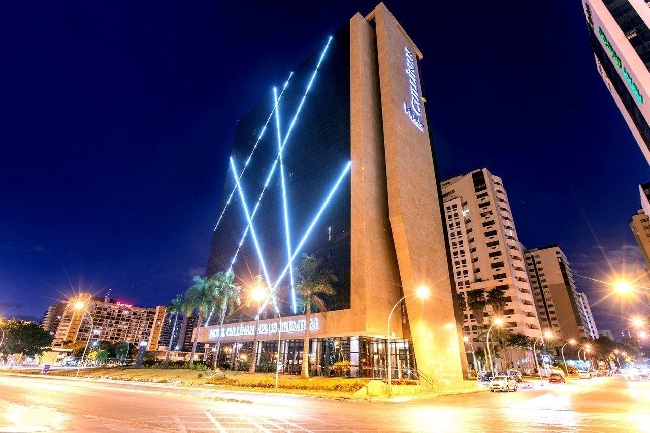 Cullinan Hplus Premium Brasília Zewnętrze zdjęcie The hotel at night